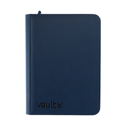 Vault X - Royal Blue 9 Pocket Zip Binder