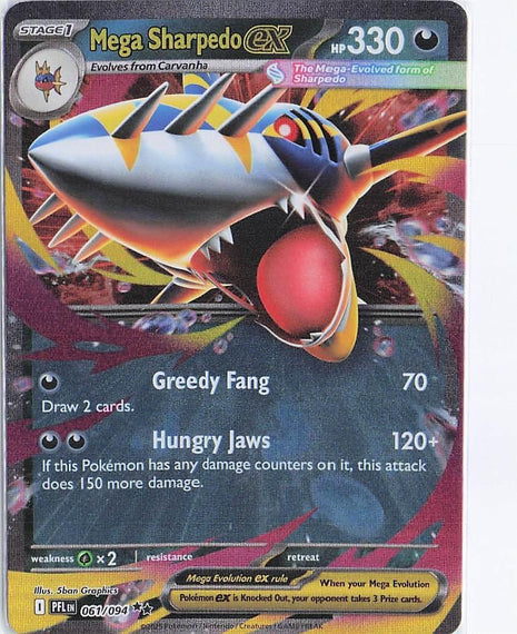 Mega Sharpedo ex 061/094
