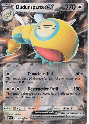 Dudunsparce ex 121/159