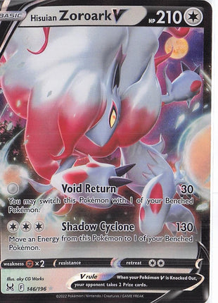 Hisuian Zoroark V 146/196