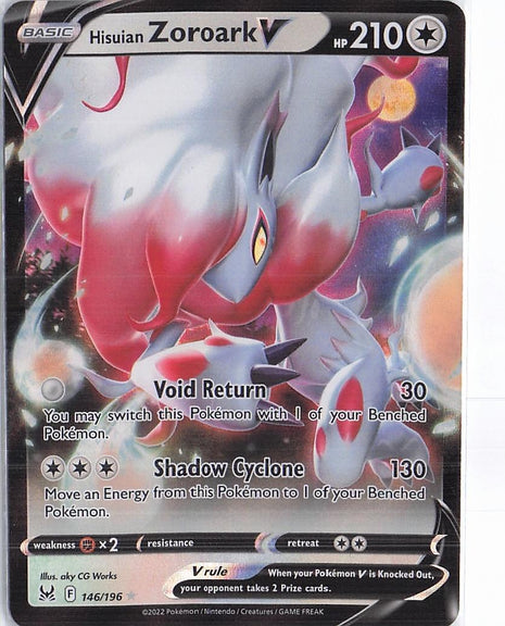 Hisuian Zoroark V 146/196
