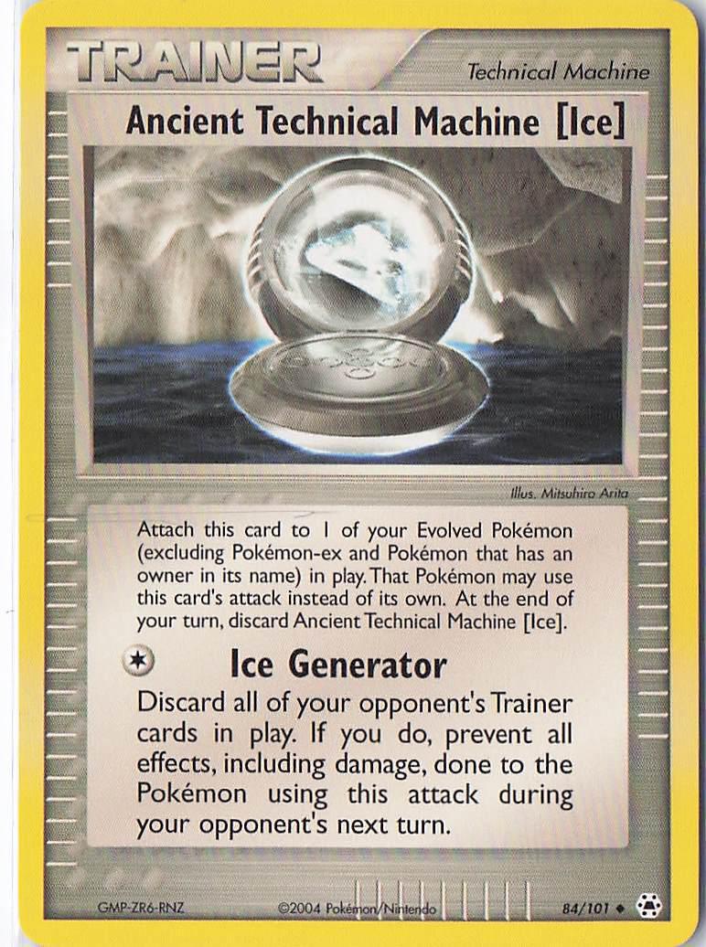 Ancient Cold Wave Machine Ancient Technical Machine (Ice) 84/101 – Collecteebles
