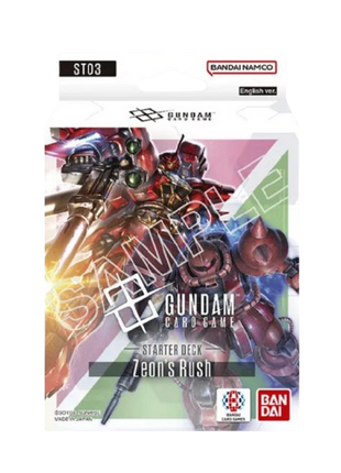 Gundam Card Game: Zeon's Rush Starter Deck (ST03)