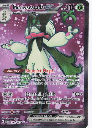 Meowscarada ex 231/193