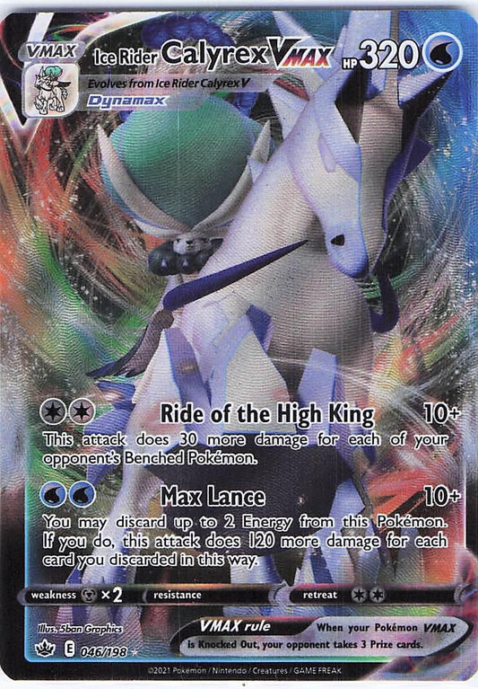 Ice Rider Calyrex VMAX 046/198
