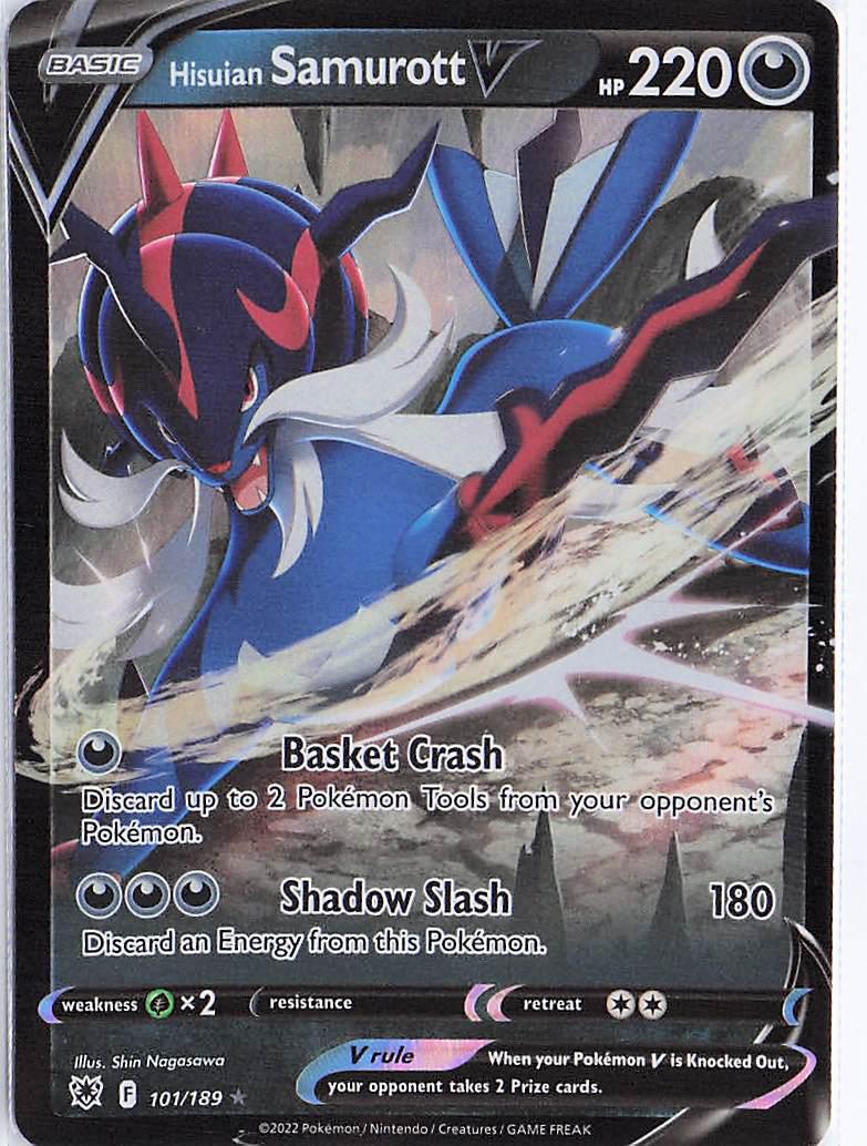 Hisuian Samurott V 101/189