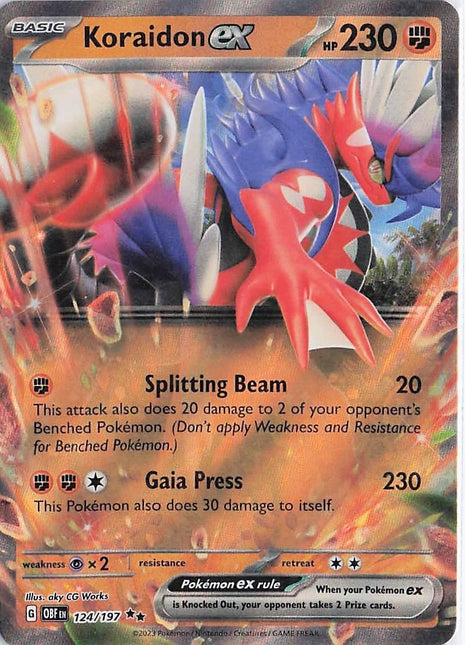 Koraidon ex 124/197