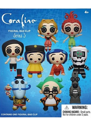 Coraline - Series 3: 3D Character Bag Clip Blind Bag