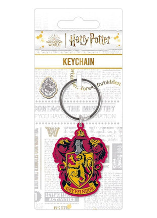 Harry Potter - Colourful Crest Gryffindor Metal Keychain