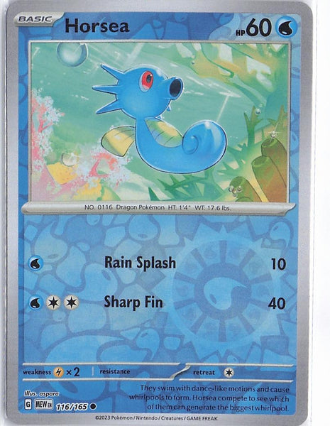 Horsea 116/165 (RH)