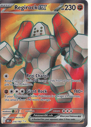 Regirock ex 214/182