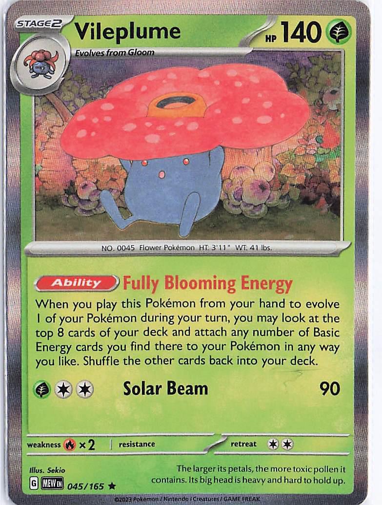 Vileplume 045/165 (H)