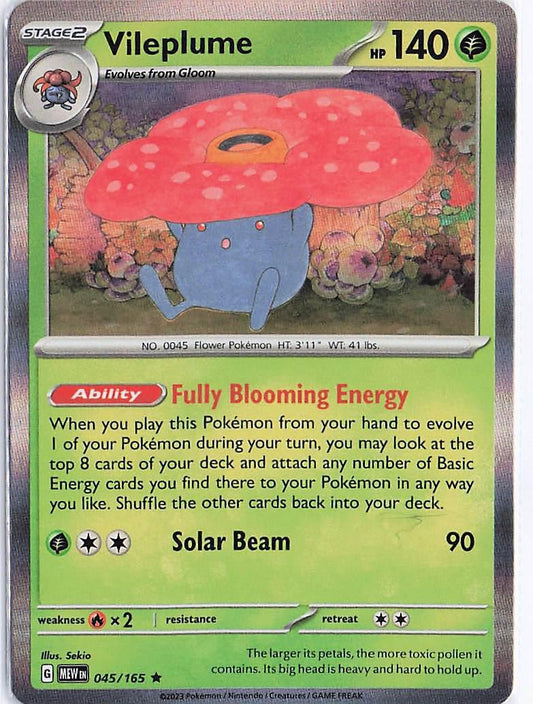 Vileplume 045/165 (H)