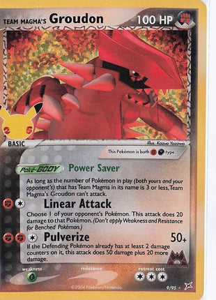 Team Magma’s Groudon 9/95