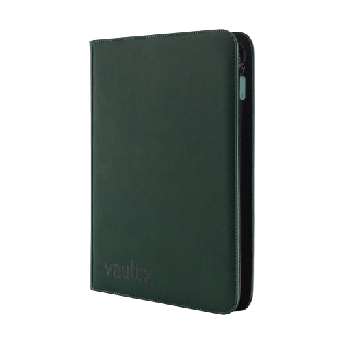 Vault X - Forest Green 9 Pocket Zip Binder