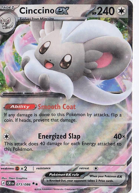 Cinccino ex 073/086