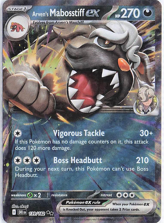 Arven’s Mabosstiff ex 139/182