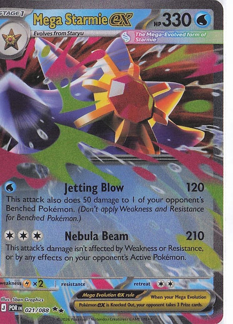 Mega Starmie ex 021/088