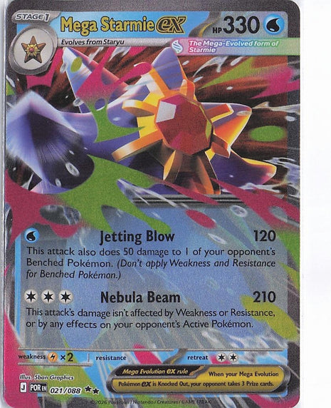 Mega Starmie ex 021/088