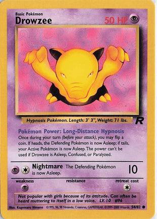 Drowzee 54/82