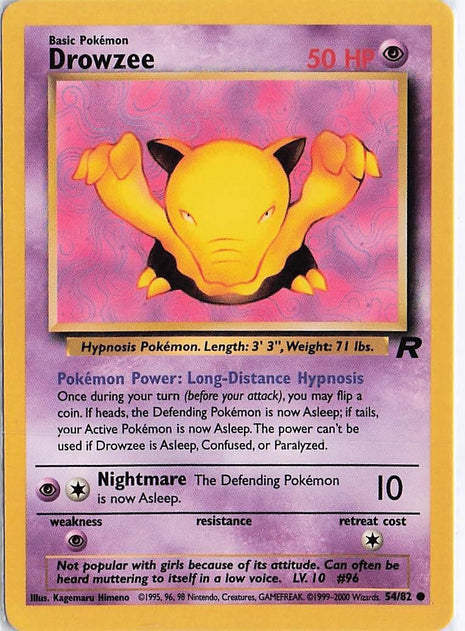 Drowzee 54/82