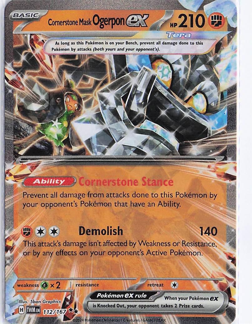 Cornerstone Mask Ogerpon ex 112/167