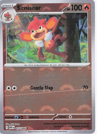 Simisear 015/086 (Pokeball)