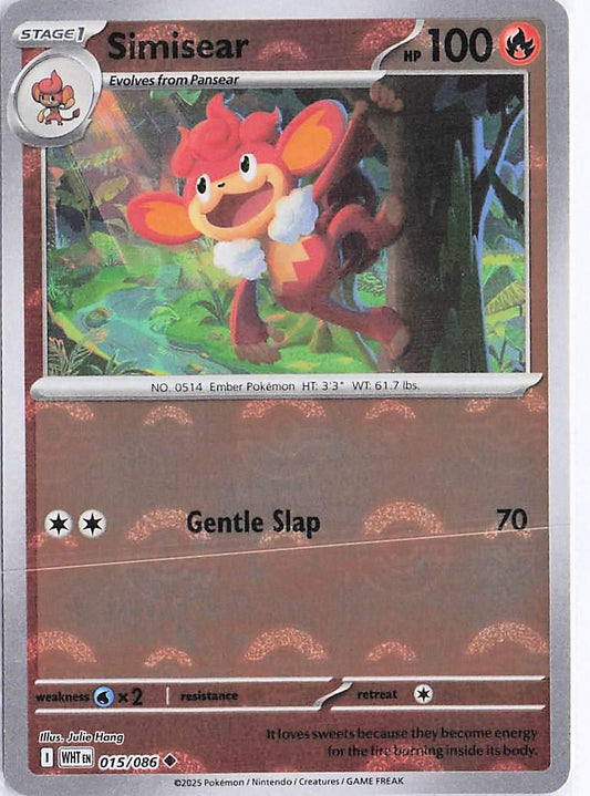 Simisear 015/086 (Pokeball)