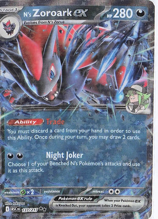 N’s Zoroark ex 137/217