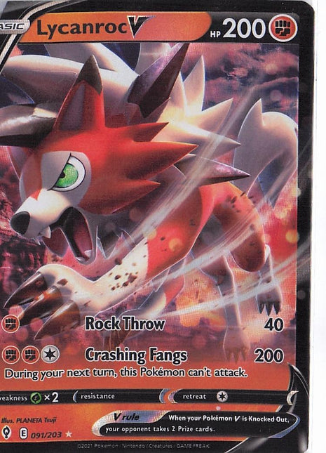 Lycanroc V 091/203