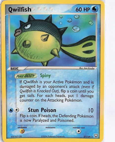 Qwilfish 27/109