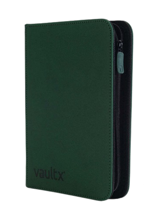 Vault X - Forest Green 4 Pocket Zip Binder