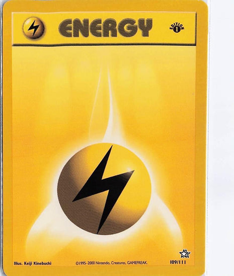 Basic Lightning Energy 109/111 (1st)