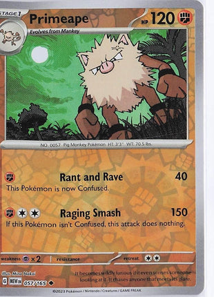 Primeape 057/165 (RH)