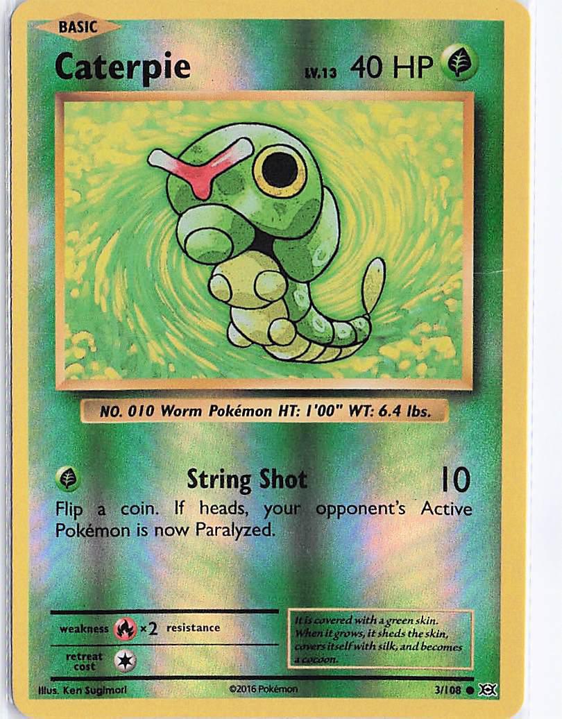 Caterpie LV.13 3/108 (RH)