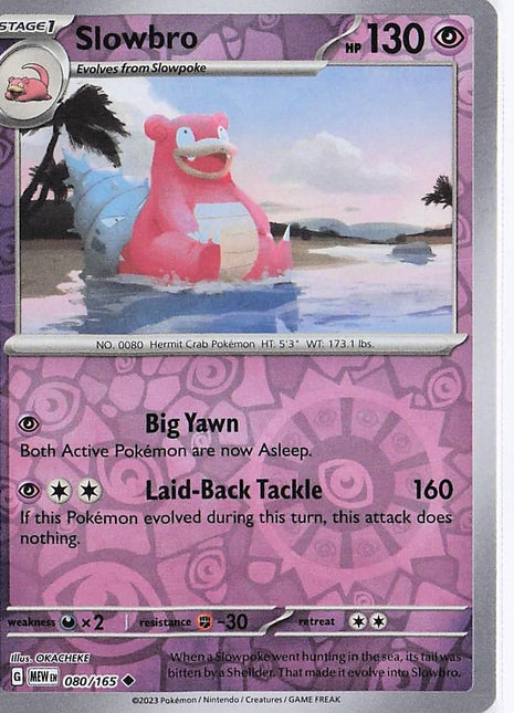 Slowbro 080/165 (RH)