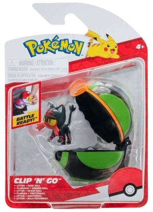 Pokemon -  Litten Clip 'N' Go Figure