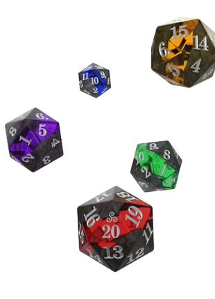 Oakie Doakie Dice - D20 Spindown: Enclave Dice Set