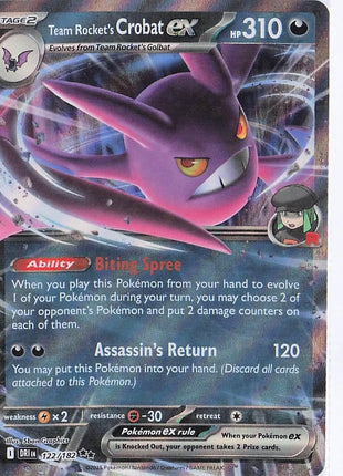 Team Rocket's Crobat ex 122/182