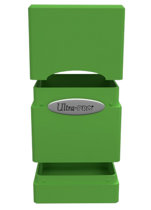 Ultra Pro - Lime Green Satin Tower Deck Box