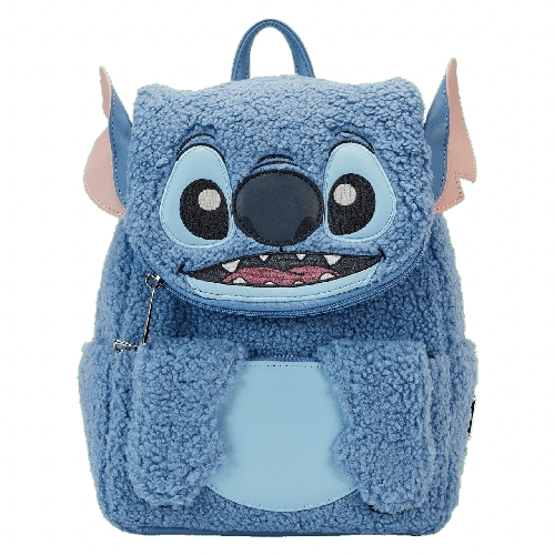 Loungefly - Stitch Plush Pocket Mini Backpack