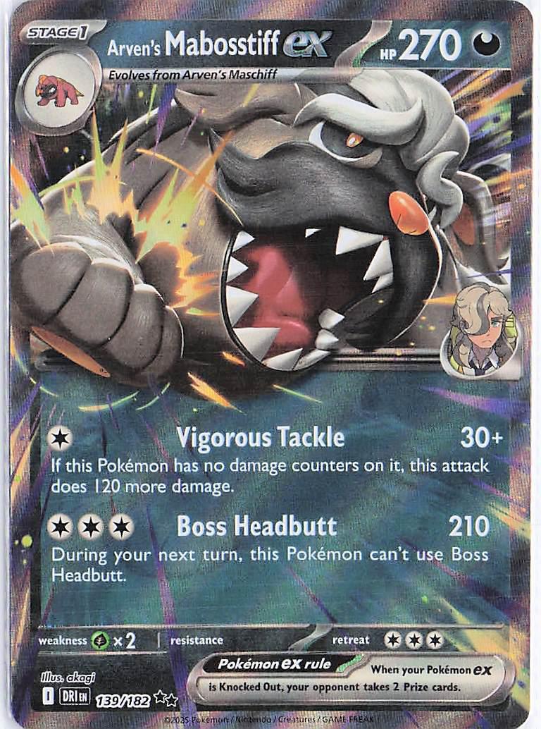 Arven’s Mabosstiff ex 139/182