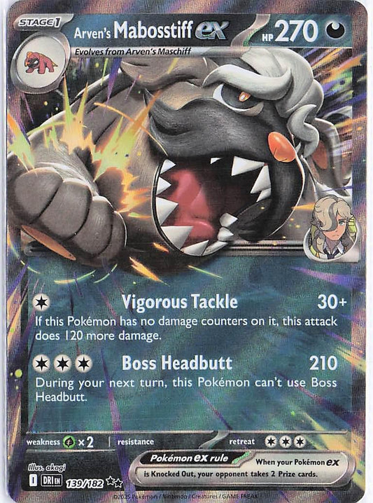 Arven’s Mabosstiff ex 139/182