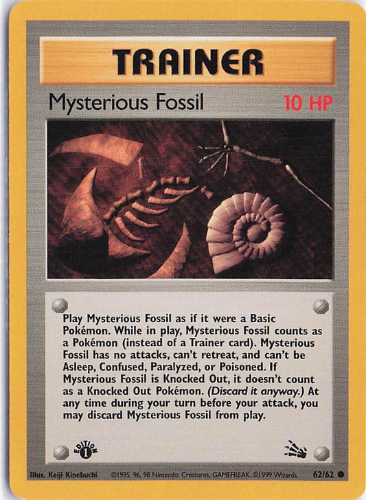 Mysterious Fossil 62/62 (1st)