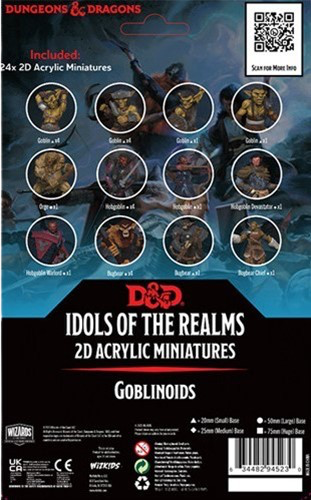 Dungeons & Dragons - 2D Acrylic Miniatures: Goblinoids