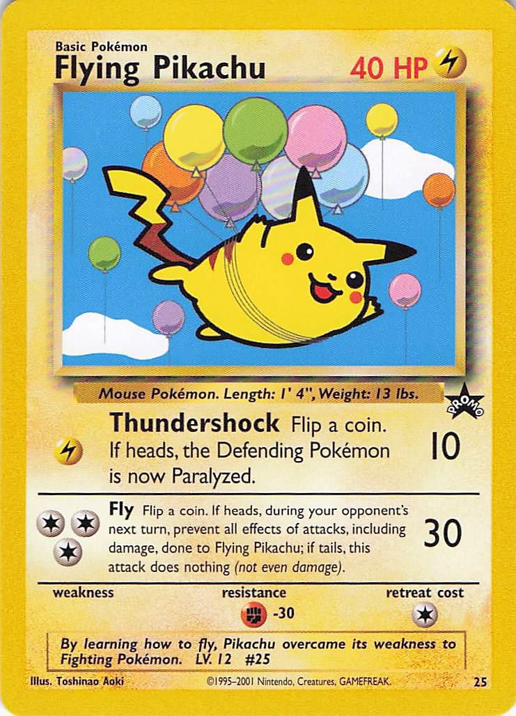 Flying Pikachu Promo 25