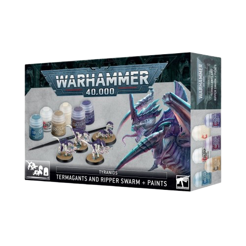 Warhammer: 40K - Tyranids: Termagants And Ripper Swarm + Paints