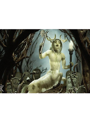 Magic: The Gathering - Secret Lair Diabolical Dioramas: Karador, Ghost Chieftain Playmat