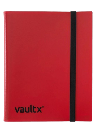 Vault X - Red 9 Pocket Strap Binder