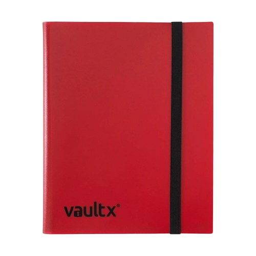 Vault X - Red 9 Pocket Strap Binder